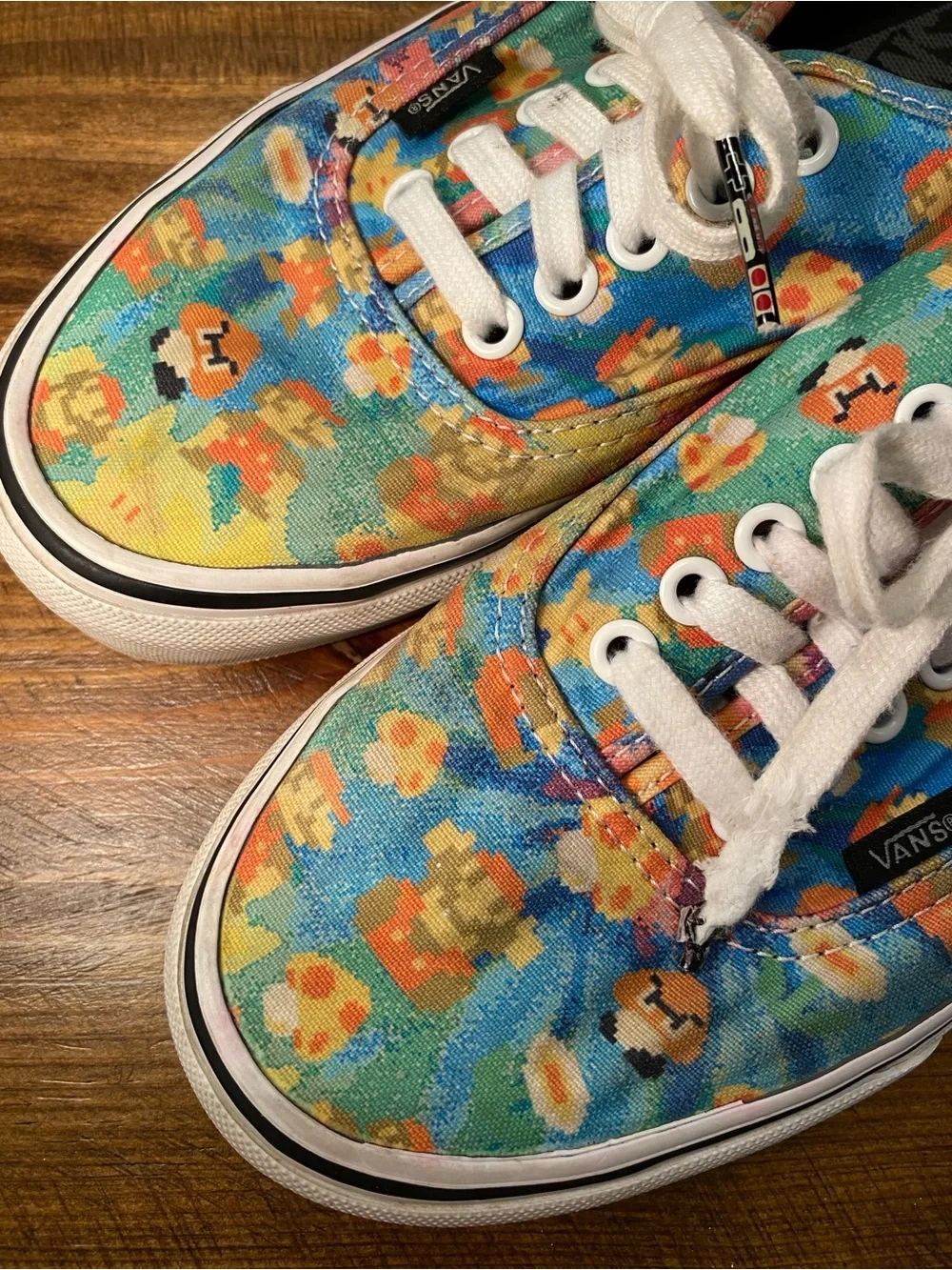 Vans Nintendo Mario Bros. Canvas Low-Top Sneakers - women’s 8.5 / men’s 7